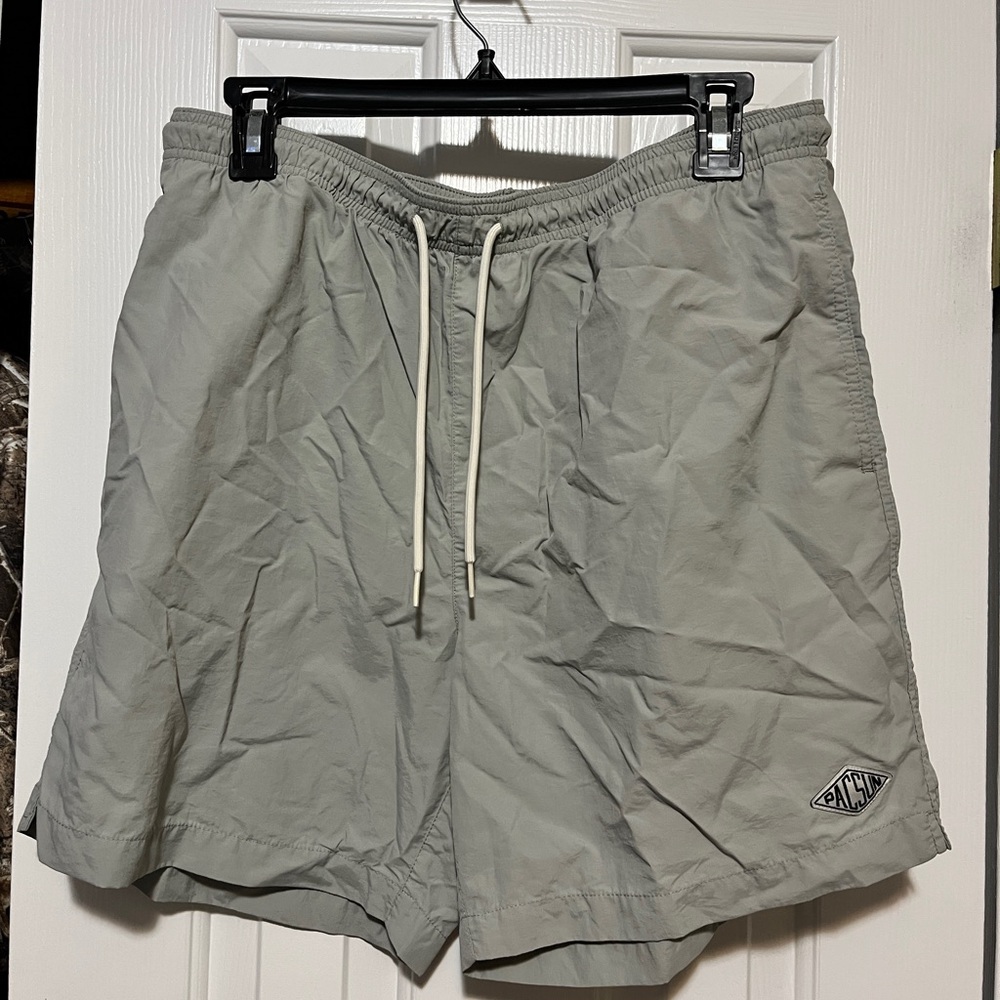 PacSun Light Gray Swim Shorts